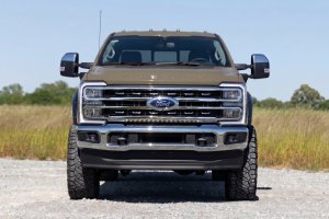 Ford F-350 Super Duty Pocket Fender Flares - Rough Country - T9 Marsh Gray - '23-'26 Ford F-350 Super Duty Pocket Fender Flares - Rough Country - T9 Marsh Gray - '23-'26